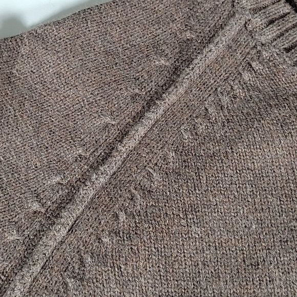 Gap V-Neck Sweater Neutral Earthy Brown Extra Large - Picture 9 of 10
